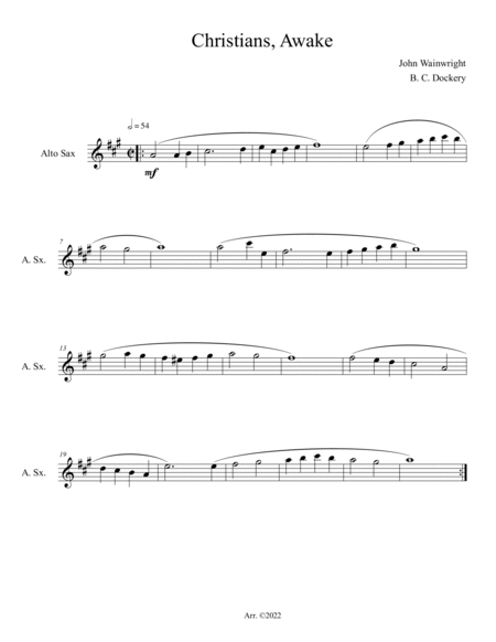 10 Christmas Solos for Alto Sax (Vol. 5) image number null