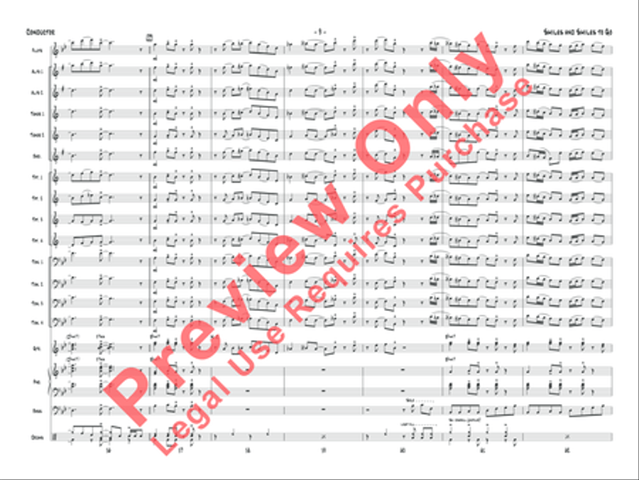 Smiles and Smiles to Go Jazz Ensemble scores gallery preview page 10