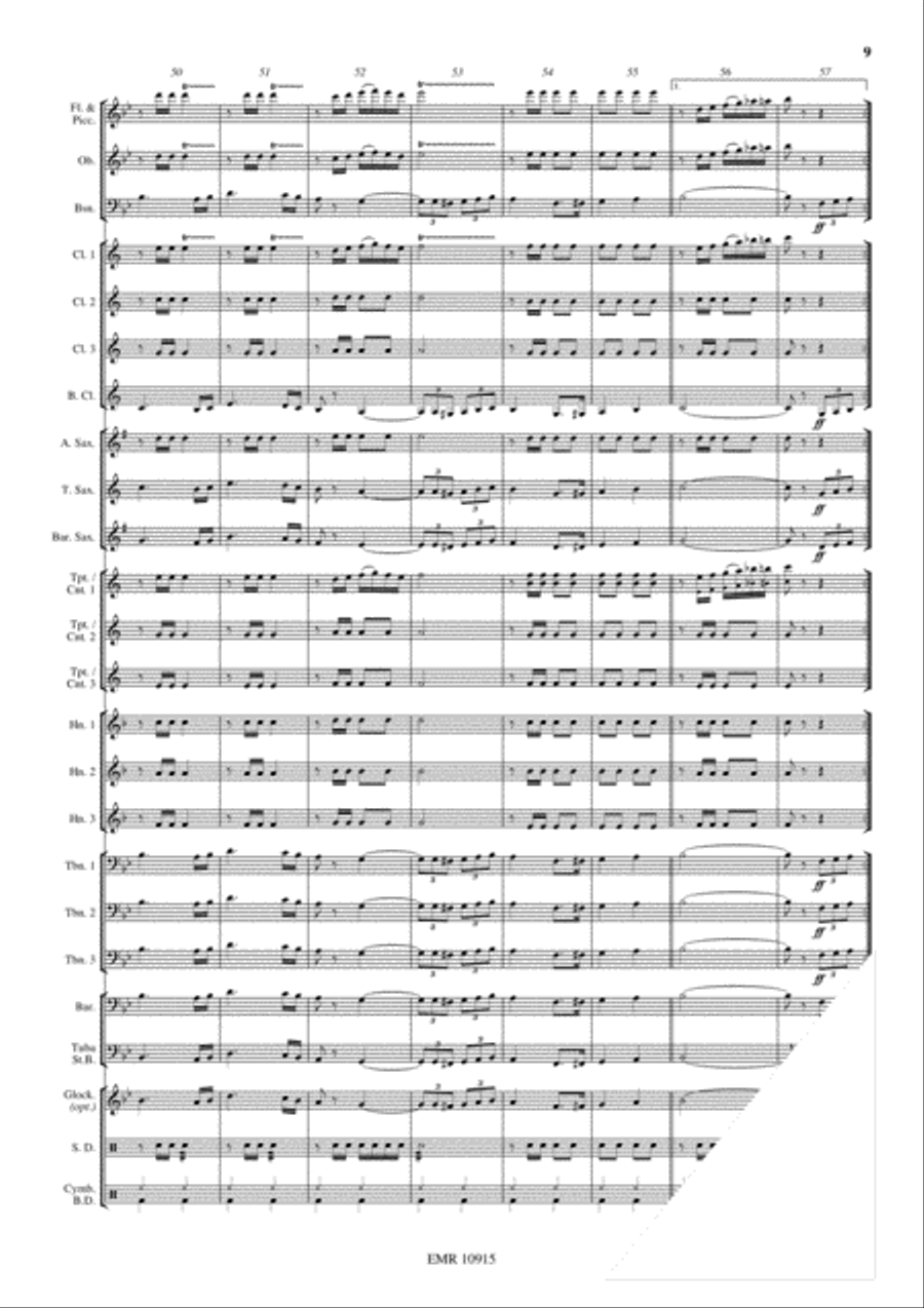Caprice Caprice Concert Band scores gallery preview page 10