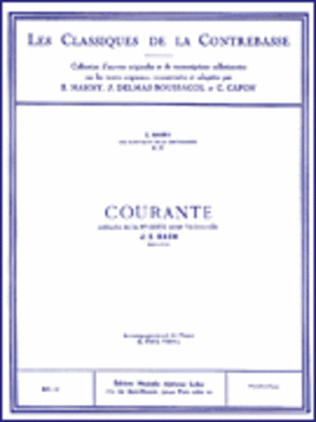 Courante - Classique Contrebasse No. 2, Suite No 1