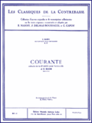 Book cover for Courante - Classique Contrebasse No. 2, Suite No 1