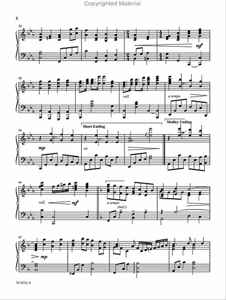 Prayludes for Communion Piano Solo scores gallery preview page 4