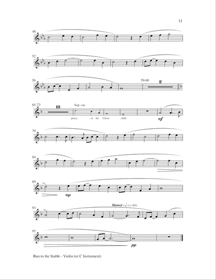 Run to the Stable 4-Part scores gallery preview page 12