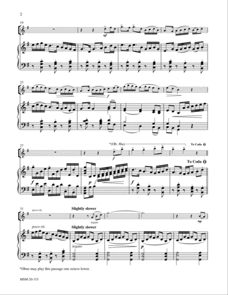 Come, Thou Fount of Every Blessing Flute scores gallery preview page 2