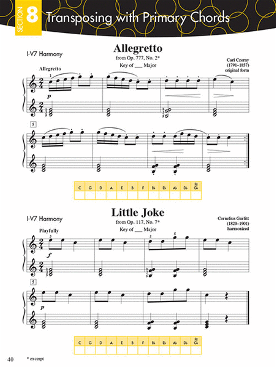 Piano Adventures Scale and Chord Book 1