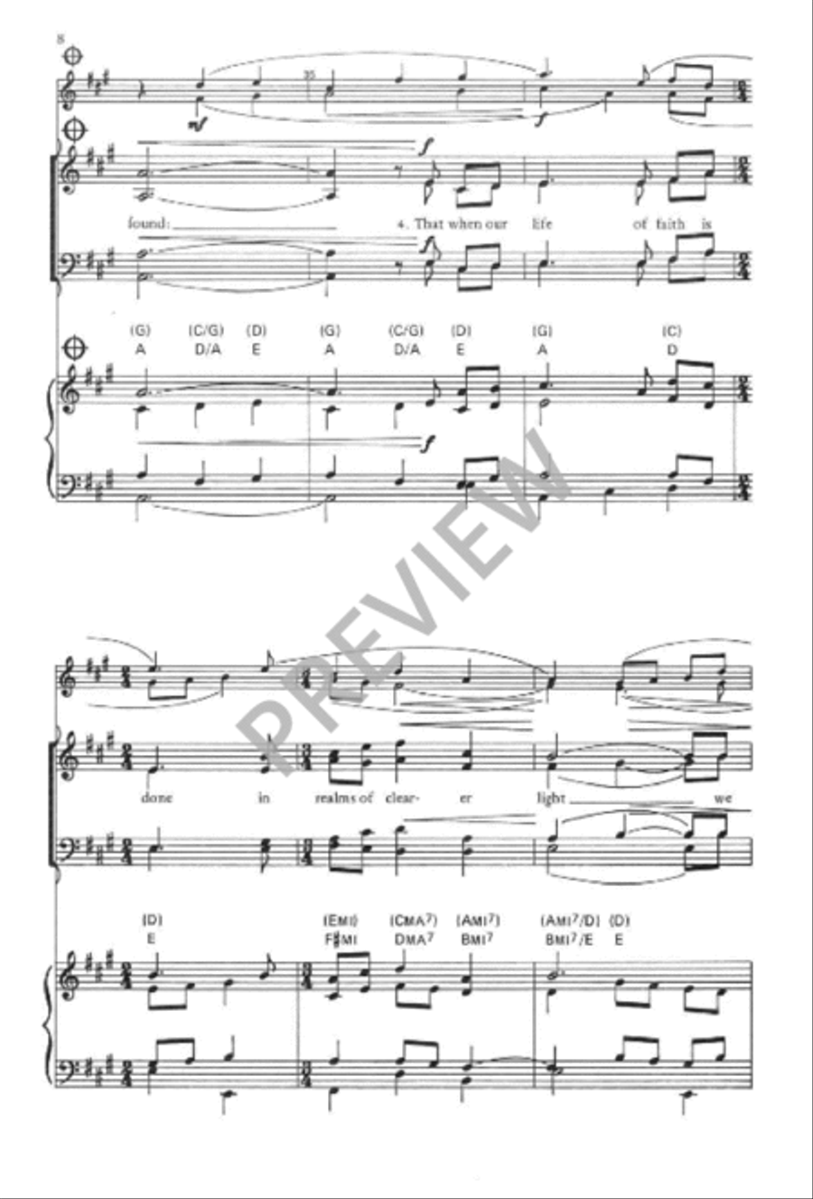We Walk By Faith We Walk By Faith 4-Part scores gallery preview page 9