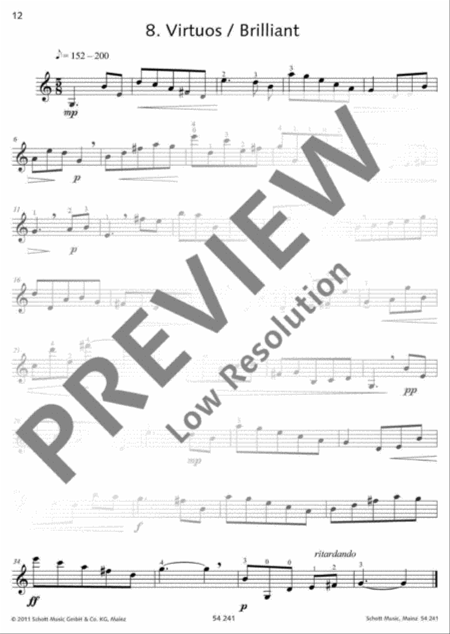Moods Violin scores gallery preview page 13