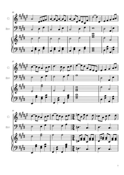 Swan Lake (theme) - Tchaikovsky - Basoon and Clarinet w/ Piano Accompaniment image number null
