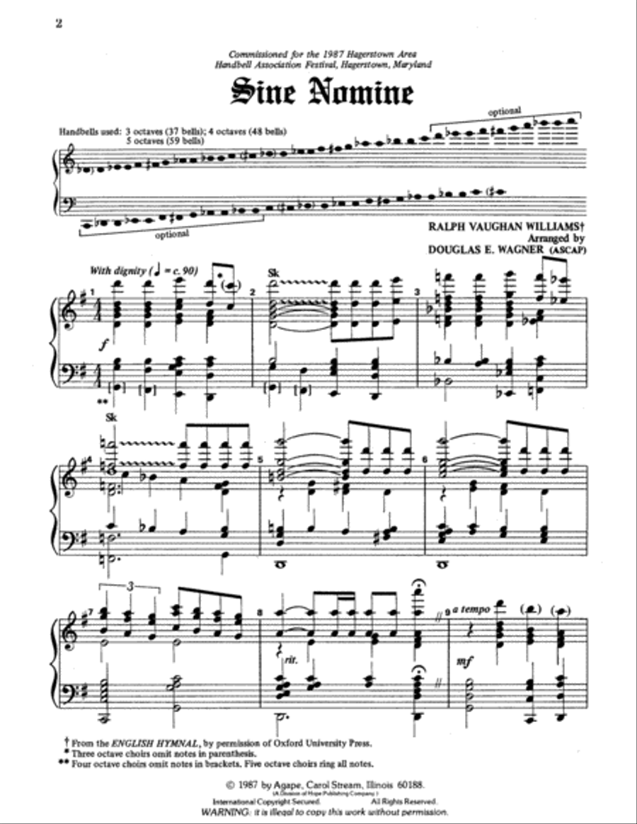 Sine Nomine Sine Nomine 5-Octaves scores gallery preview page 9
