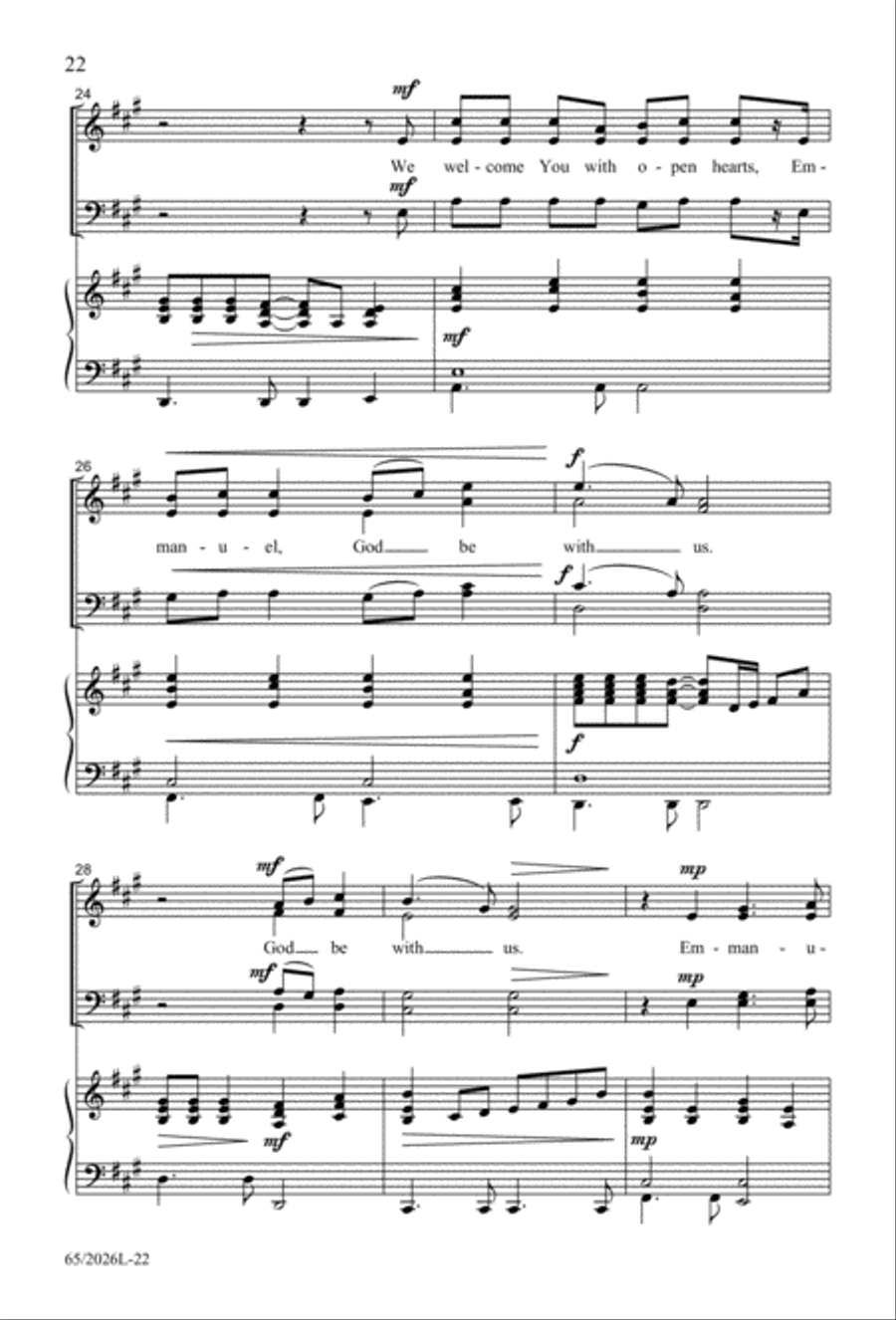 Night of the Father's Love 4-Part scores gallery preview page 23