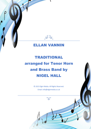 Book cover for Ellan Vannin - Tenor Horn Solo and Brass Band
