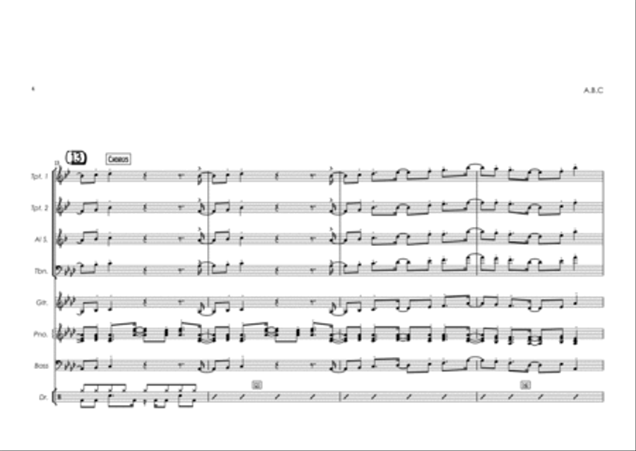 ABC ABC Jazz Ensemble scores gallery preview page 4