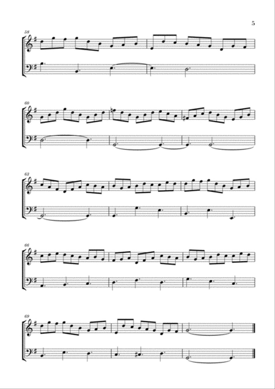 Bach - Jesu, Joy of Man's Desiring for Flute and Bassoon