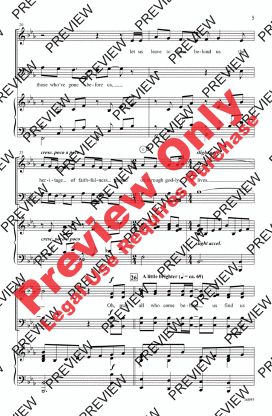 Find Us Faithful 4-Part scores gallery preview page 5