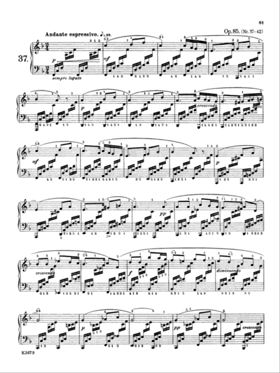 Song Without Words, Opus 85, No. 1 Piano Solo scores gallery preview page 1