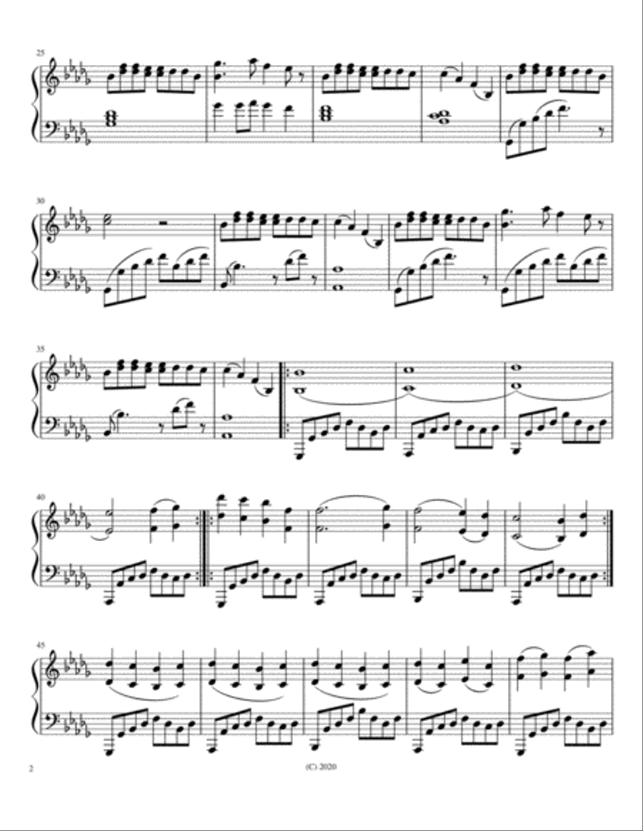 Deep Green - Submerge (Elijah Jones) W/Backing Track Piano Solo scores gallery preview page 2