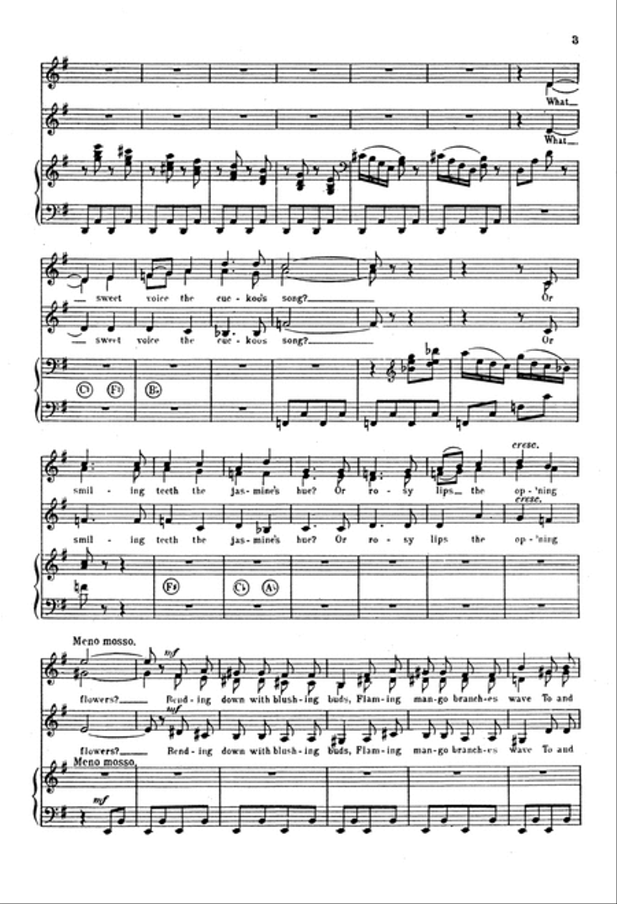 Two Eastern Pictures (I. Spring: II. Summer) SSA scores gallery preview page 3