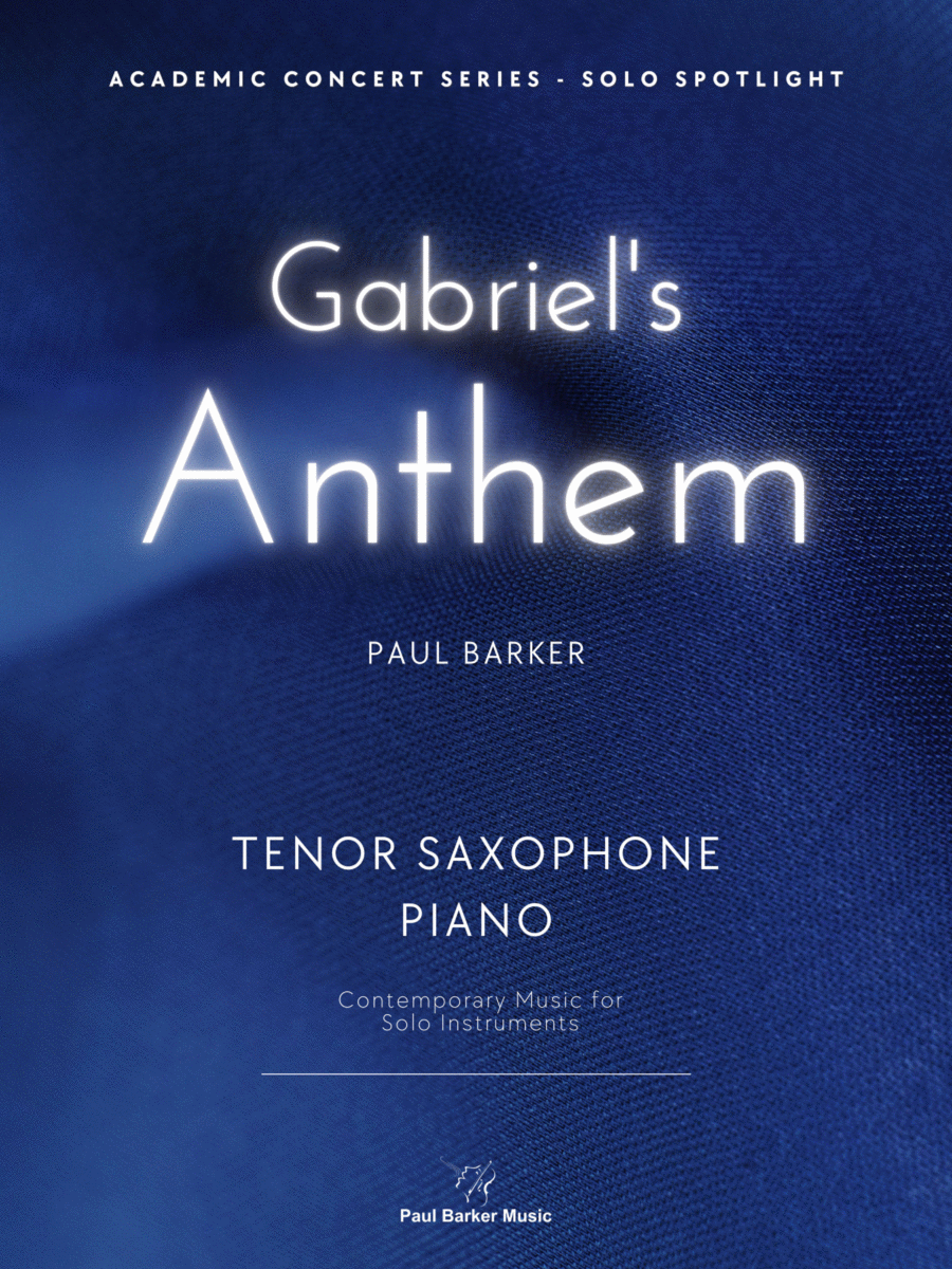 Gabriel's Anthem [Tenor Saxophone & Piano] image number null