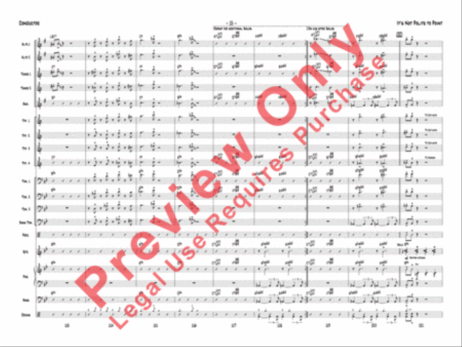 It's Not Polite to Point Jazz Ensemble scores gallery preview page 18