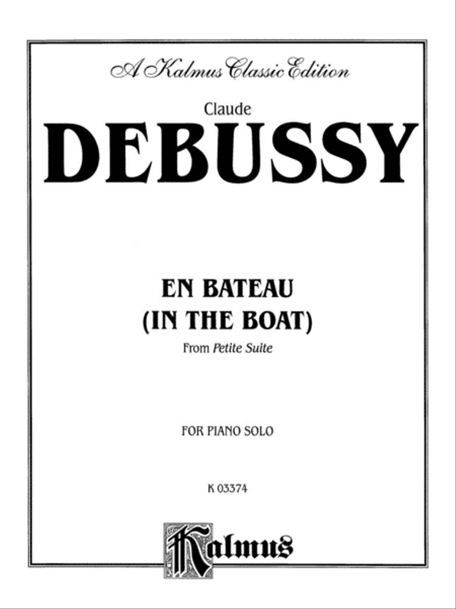 En Bateau (from Petite Suite) Small Ensemble scores gallery preview page 2
