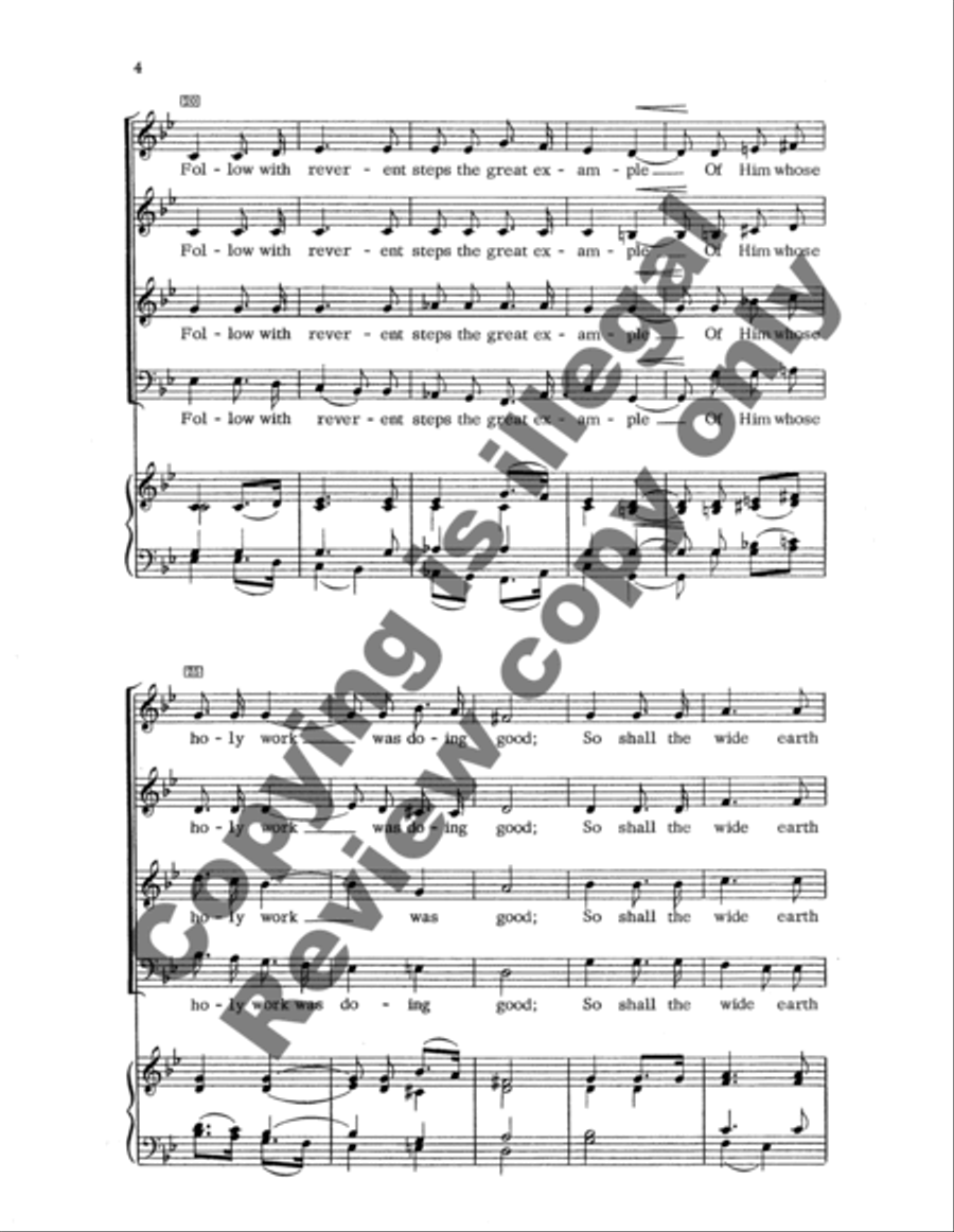O Brother Man 4-Part scores gallery preview page 8