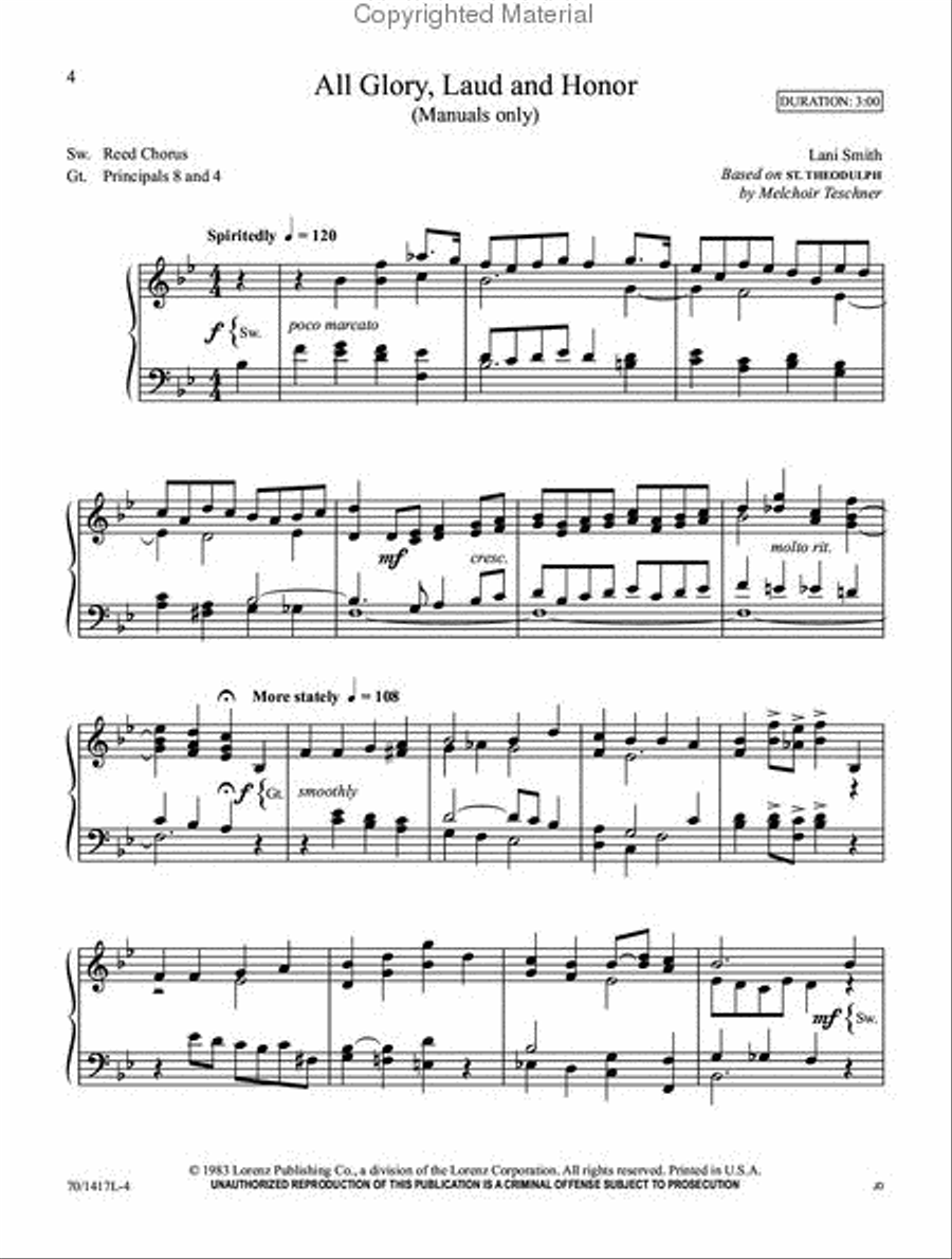 Pull Out All the Stops! Vol. 3 Organ Solo scores gallery preview page 2