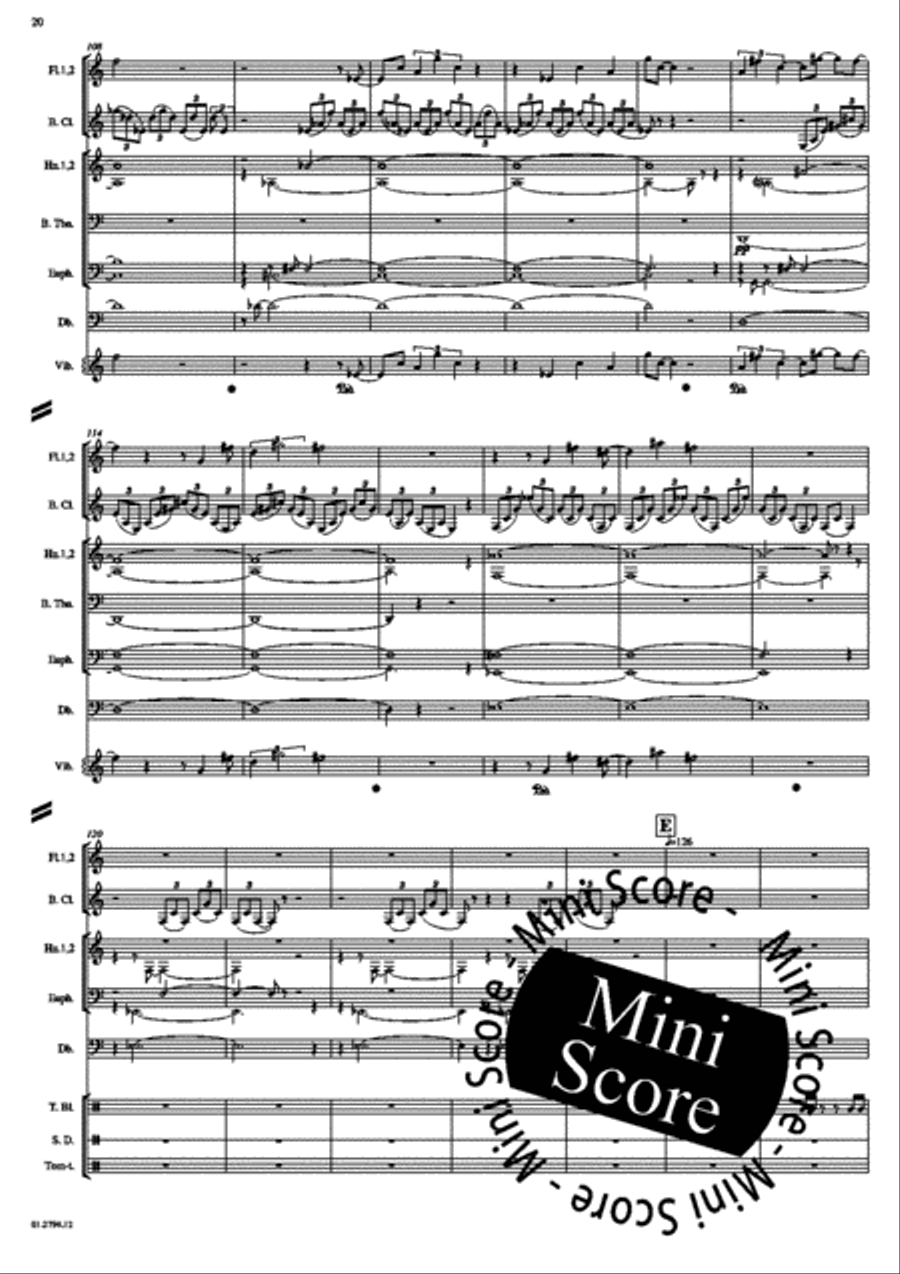 Concerto for Percussion and Band Concert Band scores gallery preview page 24