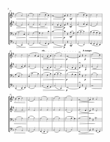 Veni Creator Spiritus (Brass Quartet) - Score and parts image number null