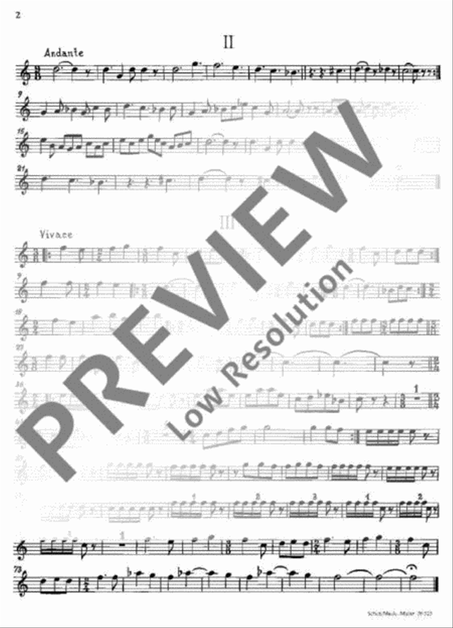 Quartettino Recorder scores gallery preview page 12