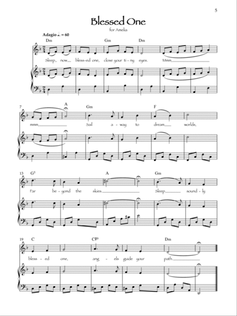 Lullaby Suite Piano, Vocal, Guitar scores gallery preview page 5