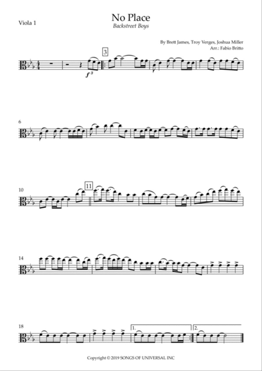 No Place No Place String Trio scores gallery preview page 3