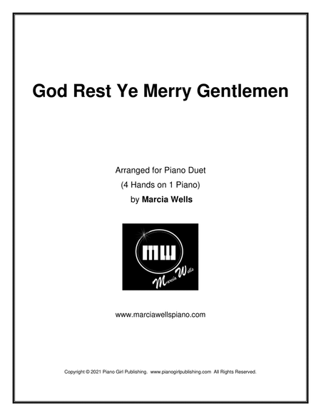 God Rest Ye Merry Gentlemen (Piano Duet)