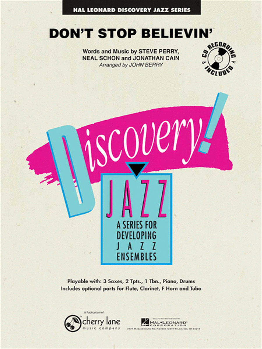 Don't Stop Believin' Jazz Ensemble scores gallery preview page 1