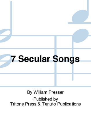Book cover for Seven Secular Songs