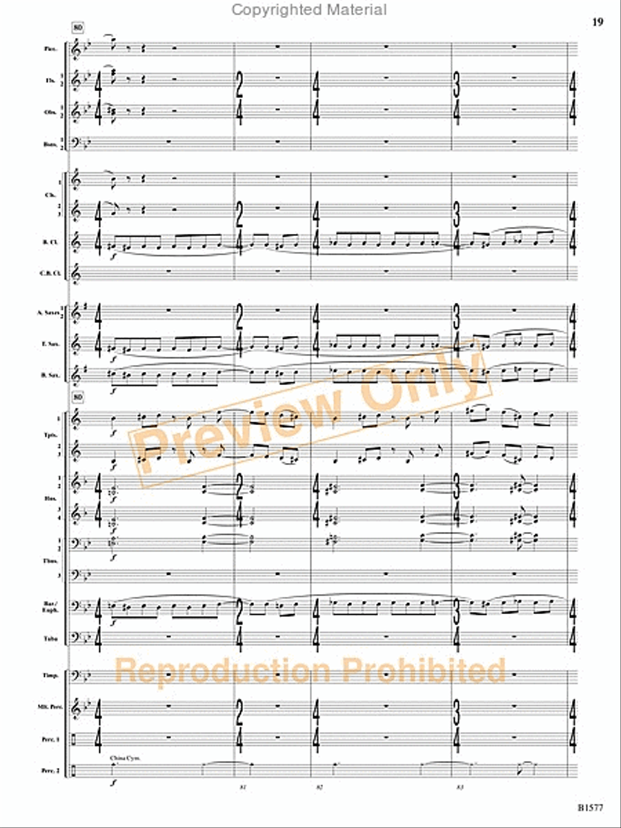 Evocatio Evocatio Concert Band scores gallery preview page 20
