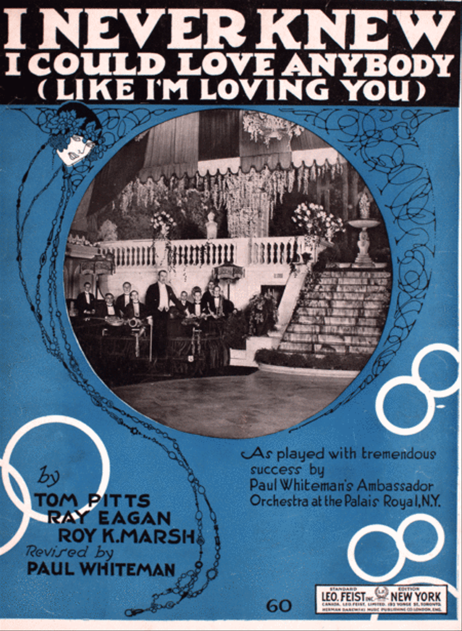 I Never Knew I Could Love Anybody (Like I'm Loving You). Society Fox Trot Voice scores gallery preview page 1