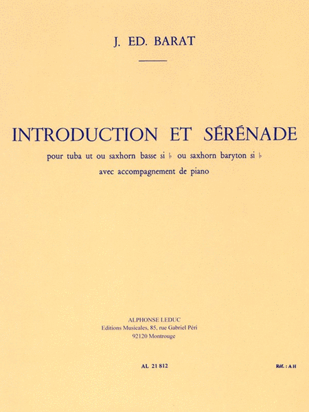 Introduction Et Serenade (tuba & Piano)