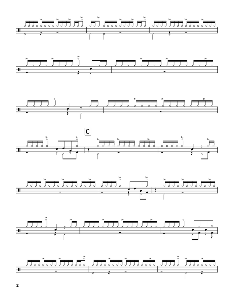 Birdland Drum Set scores gallery preview page 2
