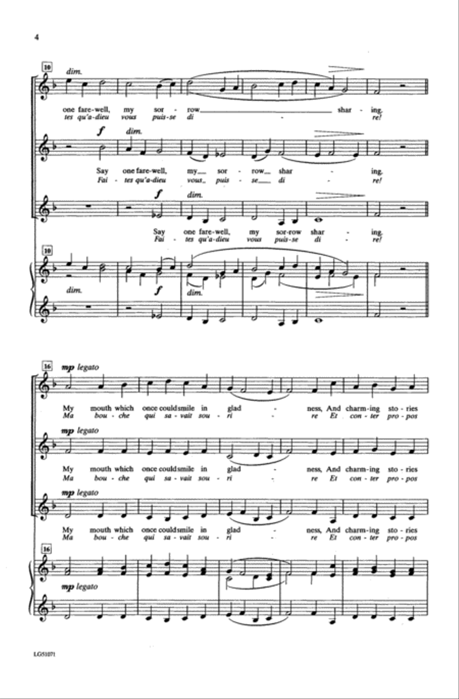 My Heart Is Offered Still to You Women's Choir scores gallery preview page 9