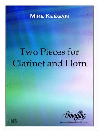 Book cover for Two Pieces for Horn & Clarinet