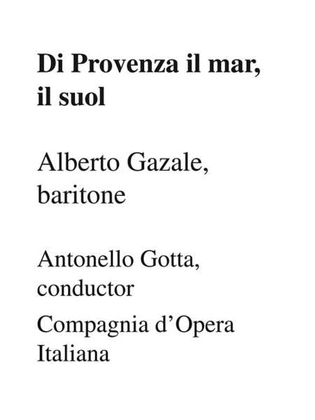 Verdi Arias for Baritone image number null