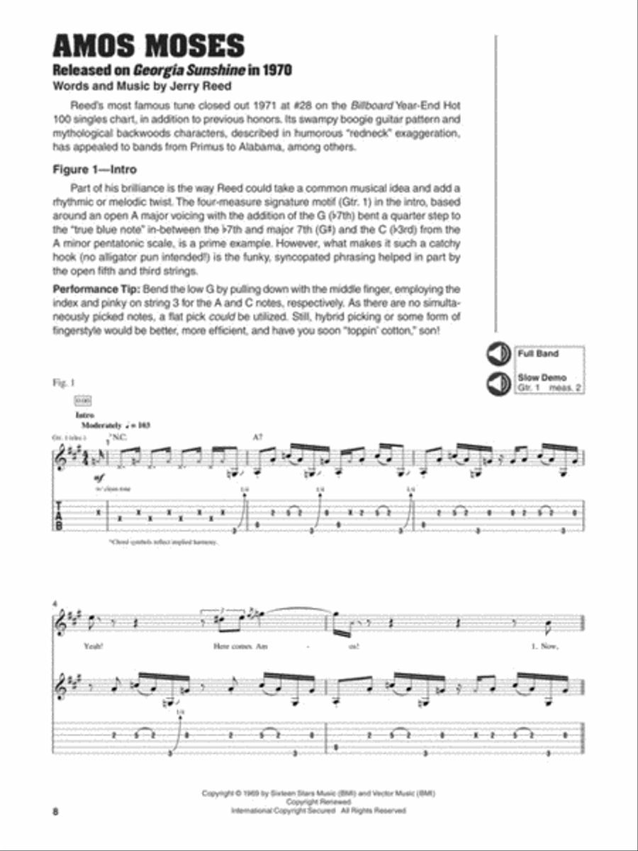 Jerry Reed – Signature Licks Electric Guitar scores gallery preview page 3