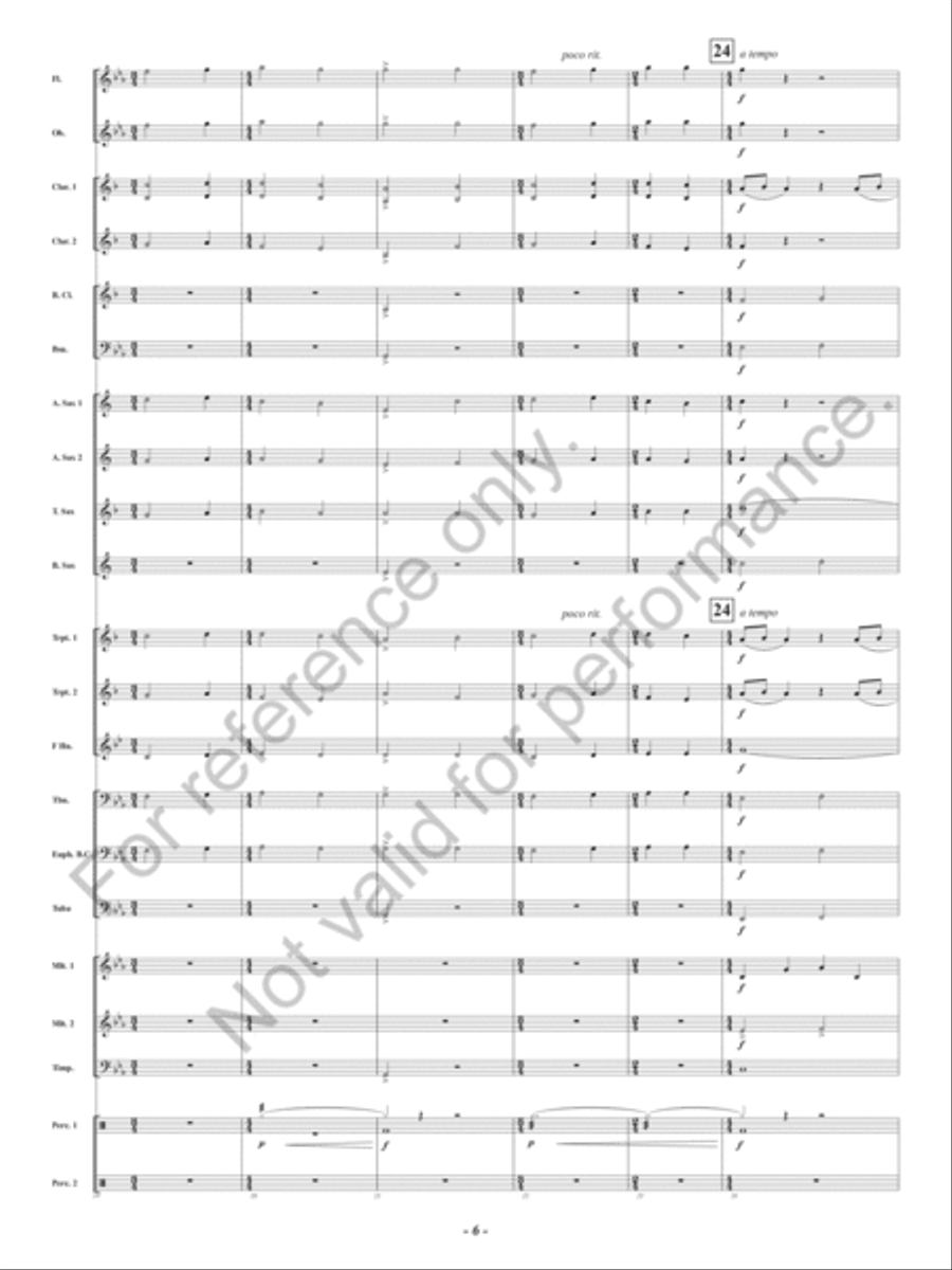 Jellyfish Concert Band scores gallery preview page 7