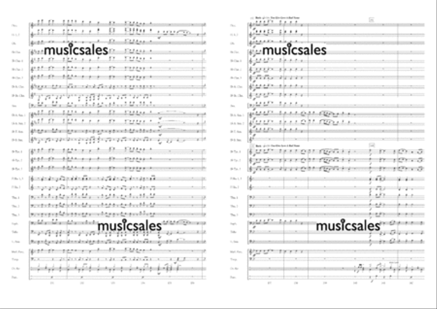 Bon Jovi - Rock Mix Concert Band scores gallery preview page 13
