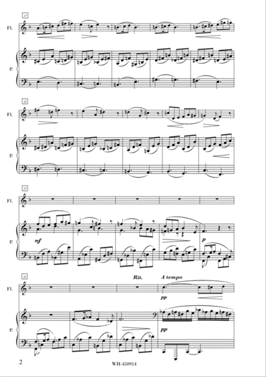 4 CHANSONS D'AUTREFOIS, OP. 14 Flute Solo scores gallery preview page 2