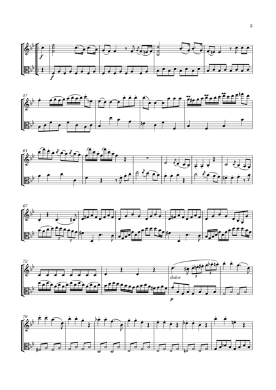 Hoffmeister - 6 Duets for Violin & Viola, Op.19 String Duet scores gallery preview page 4