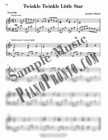 Piano Pronto Teacher Duets: Movement 1 image number null