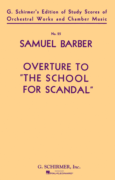 Samuel Barber: Overture to The School for Scandal, Op. 5