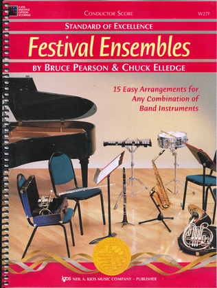 Book cover for Standard of Excellence: Festival Ensembles - Score