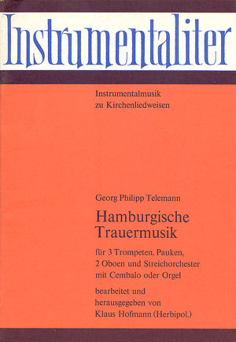 Hamburgische Trauermusik image number null